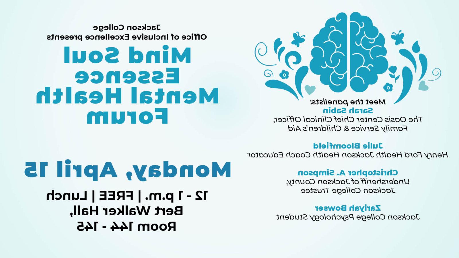 Mind Soul Essence Mental Health Forum poster